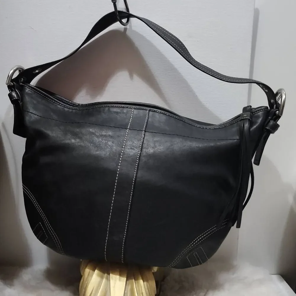 Vintage Coach Soho Leather Large Hobo Bag